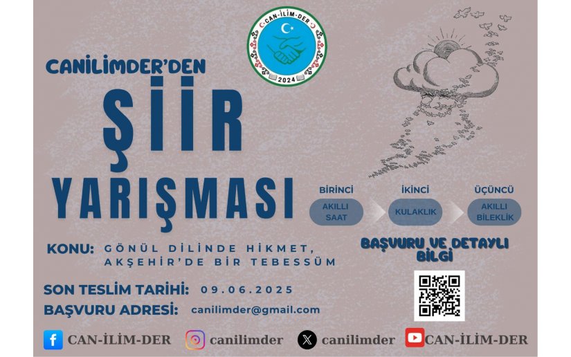 DERNEĞİMİZDEN ŞİİR YARIŞMASI